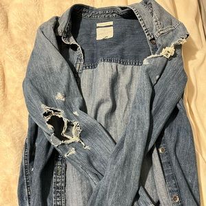 American eagle jean shirt